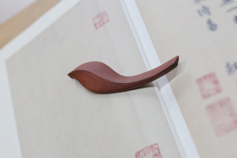 原创设计&手作木器 | 血檀木 | 裁纸刀 扩香器 摆件 | 客制 - 剪刀/拆信刀 - 木头 红色