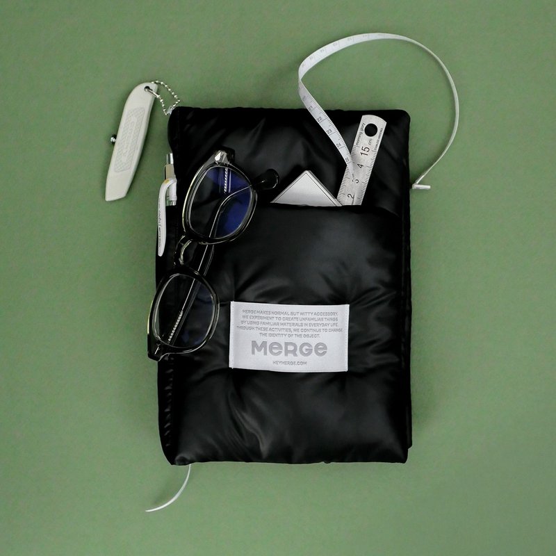 贴身书封 - 书衣/书套 - 尼龙 黑色