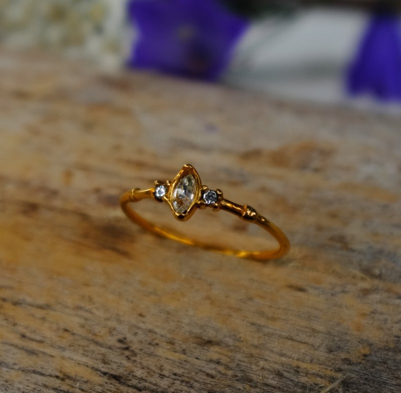 巴黎1970年代古董镀金戒指 - 戒指 - 其他金属 