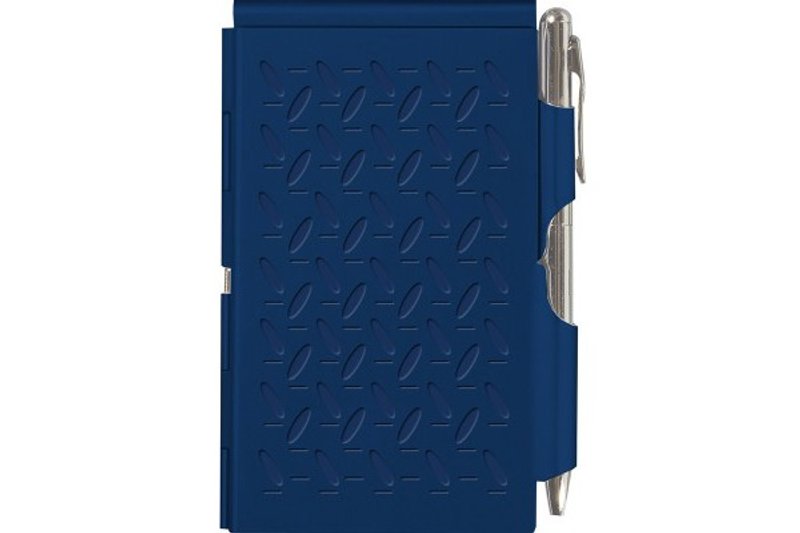 便携式迷你硬壳笔记本笔 - 笔记本/手帐 - 其他金属 蓝色