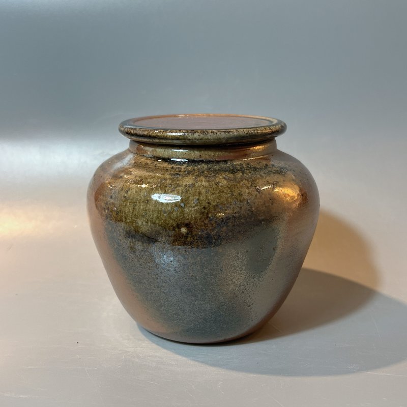 重落灰6两茶仓 / 茶罐 / 藏茶器  / 小平凡手作 - 其他 - 陶 卡其色