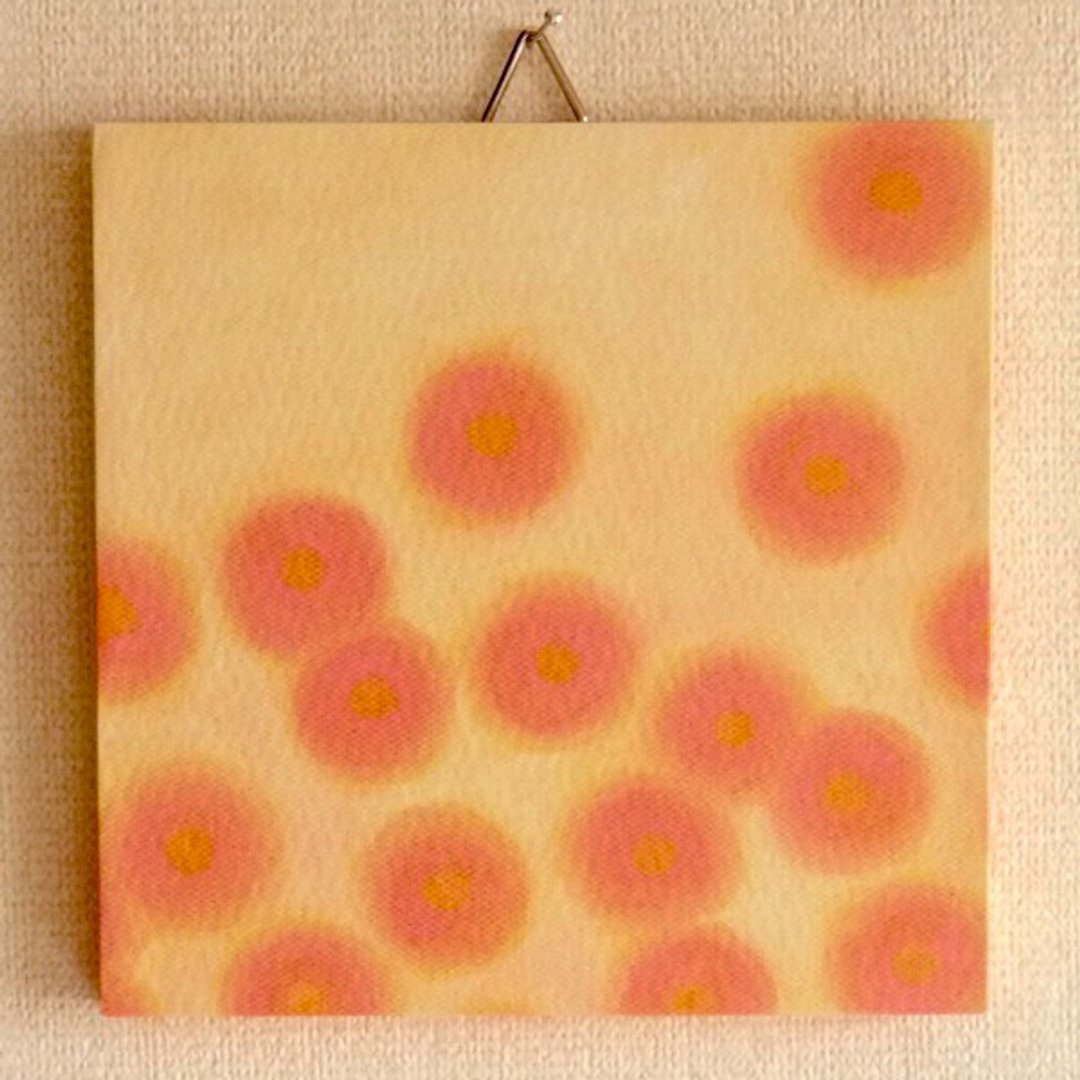 Mini panel No.41 / Fragment of memory - 海报/装饰画/版画 - 纸 橘色