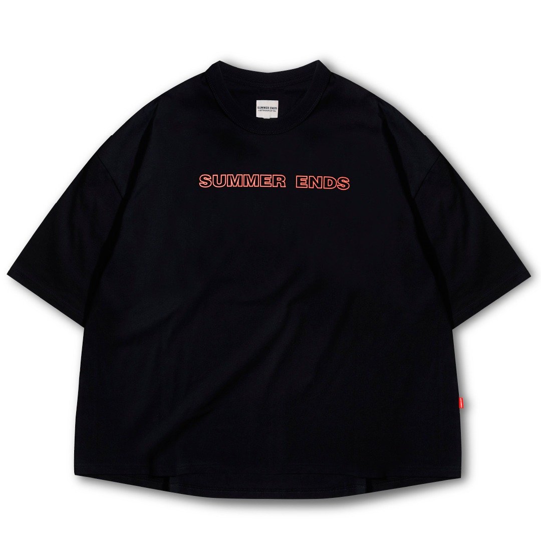 OCEANSIDE TEE 宽版 T-SHIRT (OVERSIZE & SKATEBOARDING) - 男装上衣/T 恤 - 棉 黑色