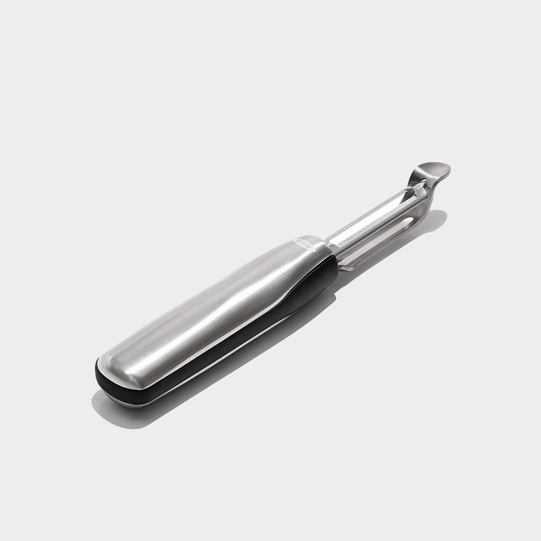 【凉夏备餐】【新品】OXO 不锈钢直式蔬果削皮器 - 厨房用具 - 不锈钢 灰色
