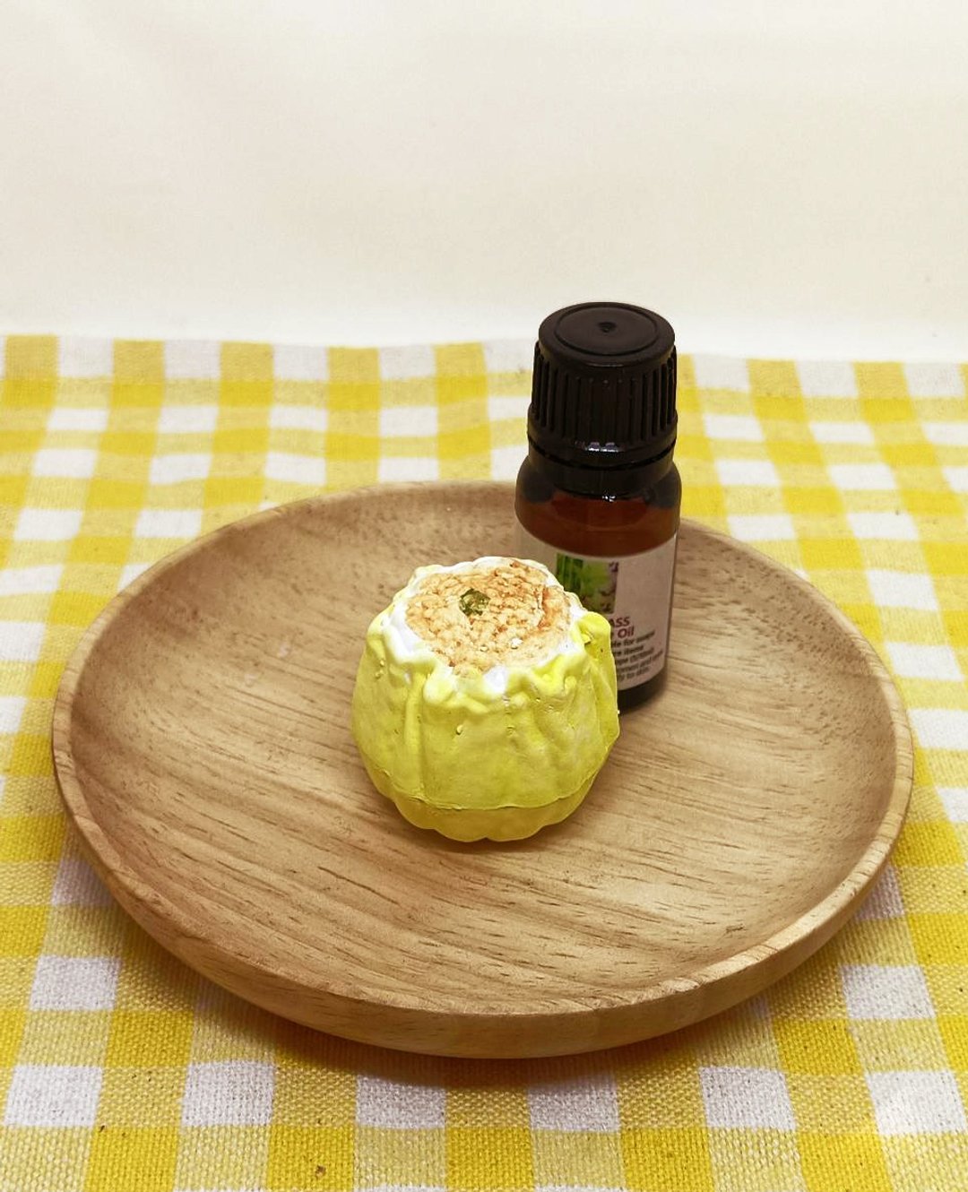 烧卖造型扩香石(送随机香薰油5ml) - 香薰/精油/线香 - 其他材质 黄色