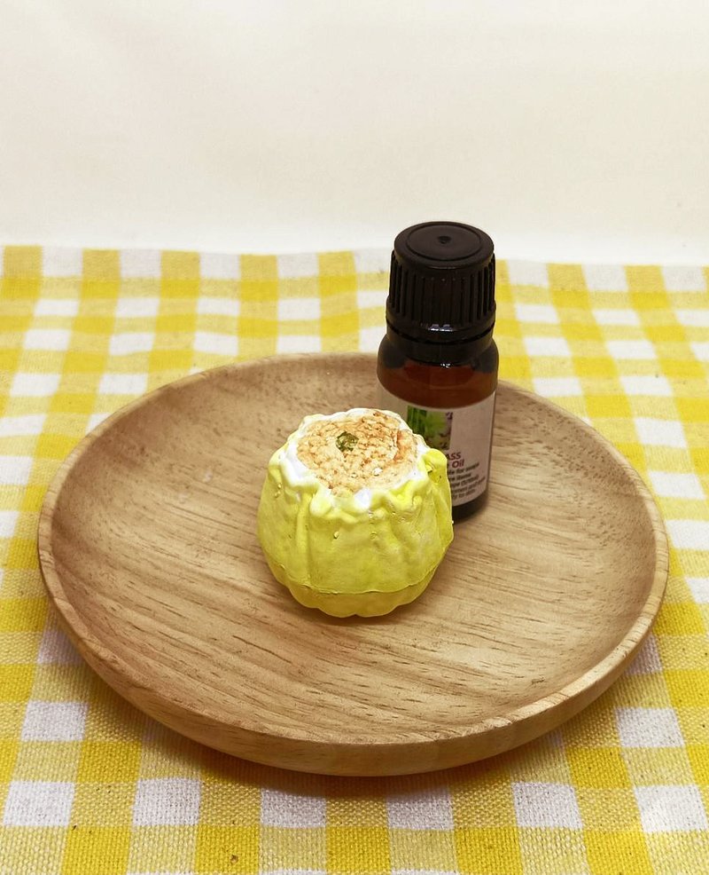 烧卖造型扩香石(送随机香薰油5ml) - 香薰/精油/线香 - 其他材质 黄色