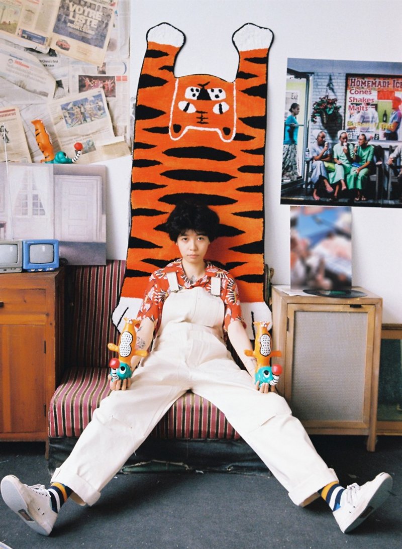 林李婆婆OLINLIO 趴趴虎地毯 - 地垫/地毯 - 其他材质 多色