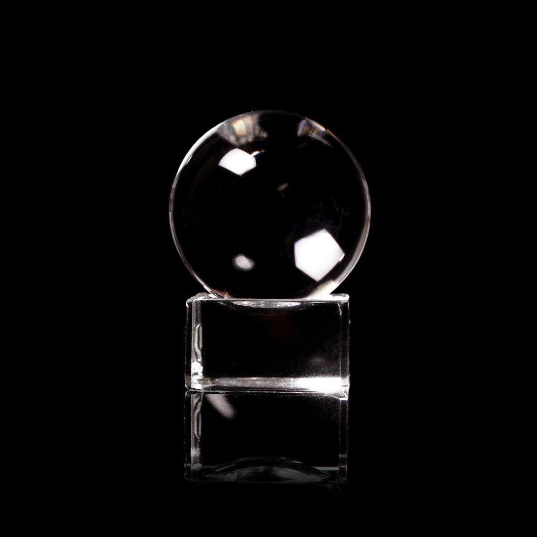 【正佳珠宝】白水晶 搜藏级全净体 55.3mm 白水晶球 白水晶摆件 - 手链/手环 - 半宝石 多色