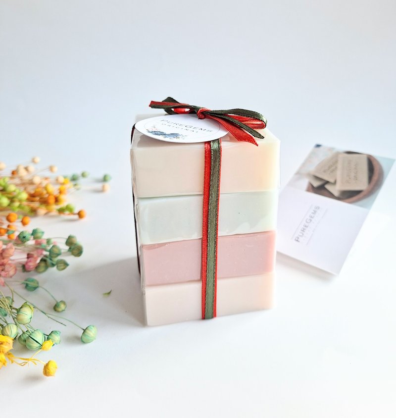 PUREGEMS  矿泥粉。 手工皂 。 (4 入特别优惠组合) - 肥皂/手工皂 - 其他材质 多色