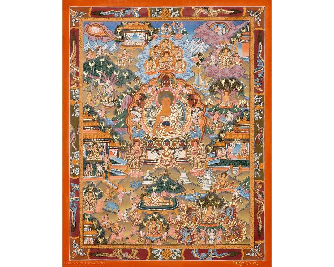 喜马拉雅的开悟  佛陀生平的艺术呈现 - 墙贴/壁贴 - 其他材质 多色