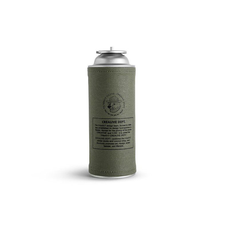 Filter017 上蜡帆布卡式瓦斯罐套 - 露营用品 - 棉 