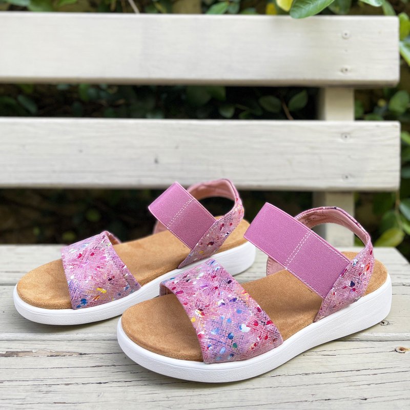 【 Heavenly Feet 】英国舒适品牌|花卉波点印刷休闲凉鞋 Blaze - 男女凉鞋 - 其他材质 多色