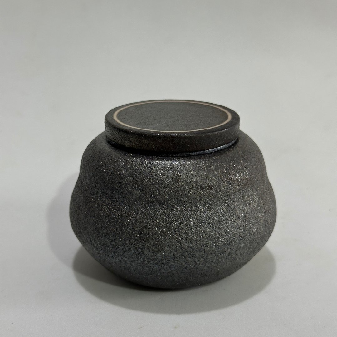 随心陶 I 柴烧小茶仓 I 二两茶仓 I 程警濠 - 茶具/茶杯 - 陶 黑色
