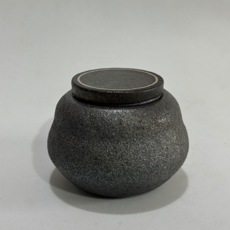 随心陶 I 柴烧小茶仓 I 二两茶仓 I 程警濠 - 茶具/茶杯 - 陶 黑色