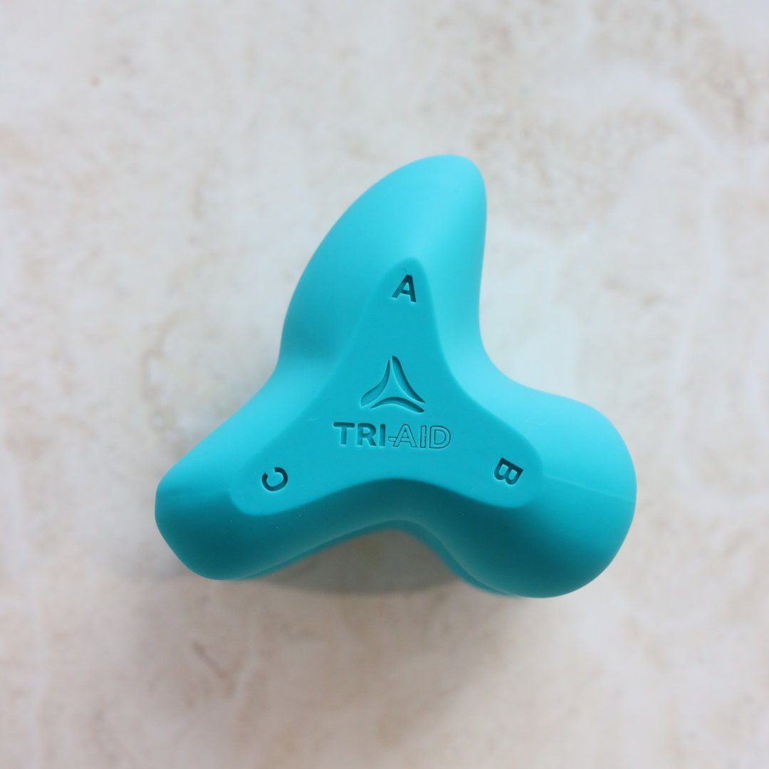 Tri-Aid 急救三角 头痛救星 Tri Aid 肌筋膜舒缓按摩器 深湖蓝 - 运动/健身用品 - 硅胶 蓝色