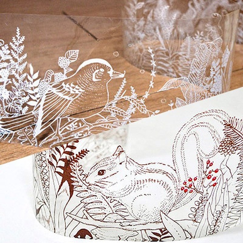 &Cabinet 装饰胶带 - Jaesun (咖啡线) - 纸胶带 - 塑料 咖啡色