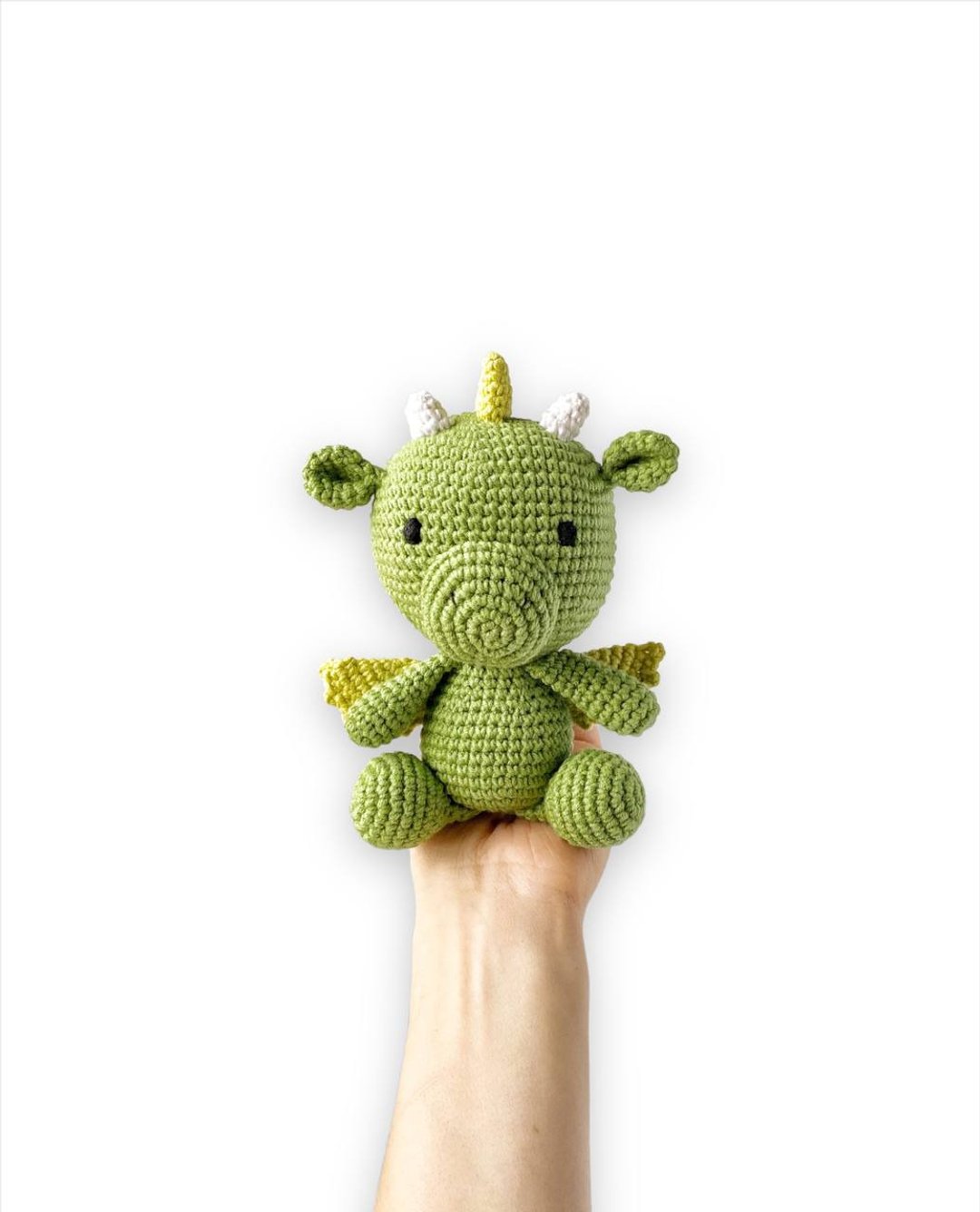 Crochet dragon pattern, Amigurumi pattern, Crochet animals, Crochet patterns - 编织/刺绣/羊毛毡/裁缝 - 绣线 绿色