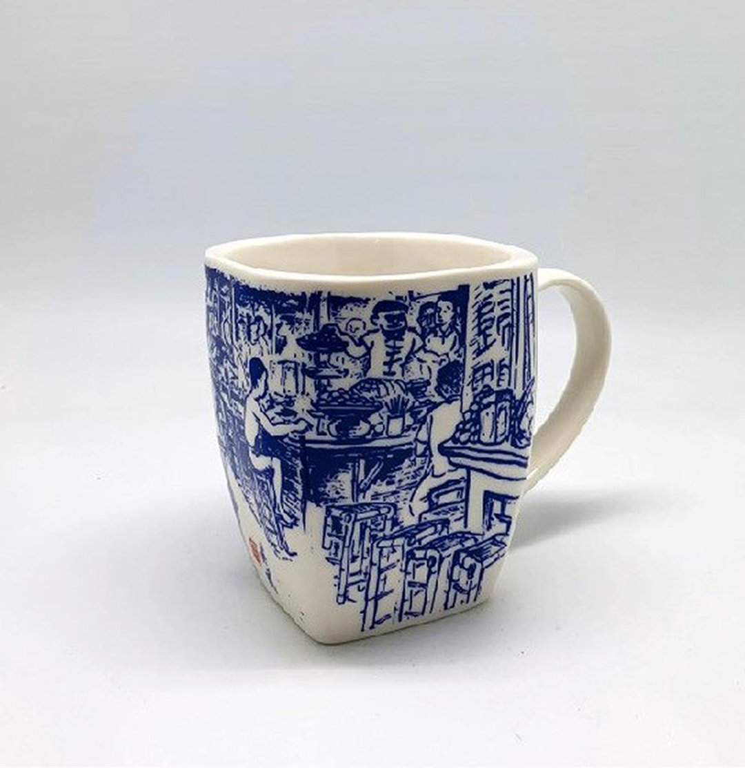 台南点心造型方杯 - 其他杯子 - 瓷 