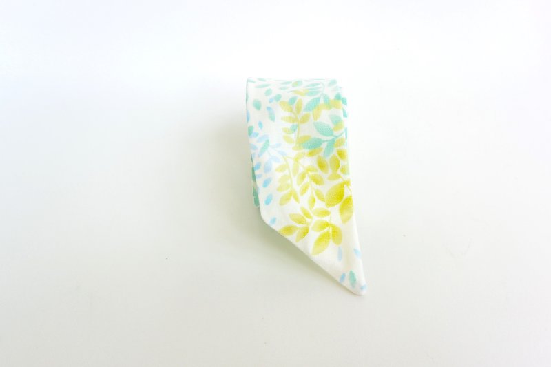 发带 - 粉叶 - 发饰 - 棉．麻 绿色