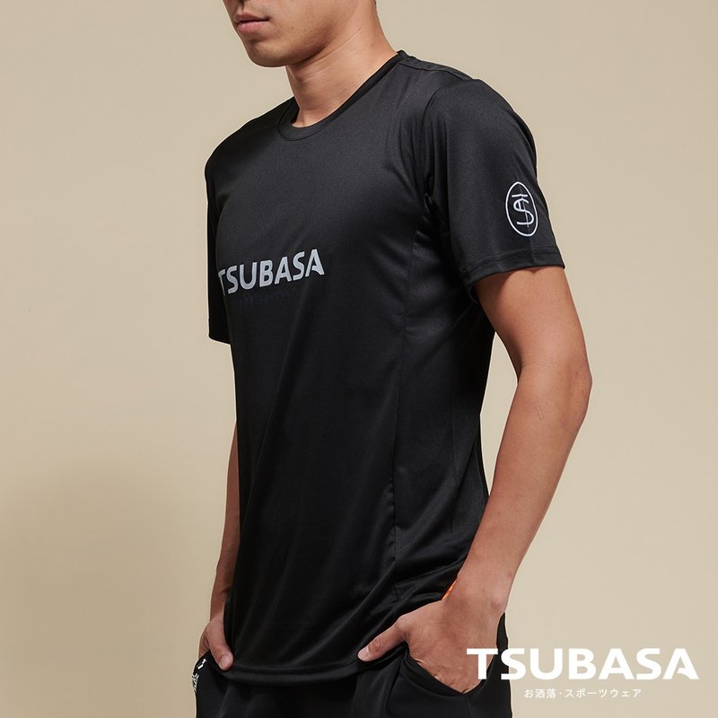 丝滑透气机能排汗衫 曜石黑 男运动衣 - 男装运动衣 - 其他人造纤维 黑色