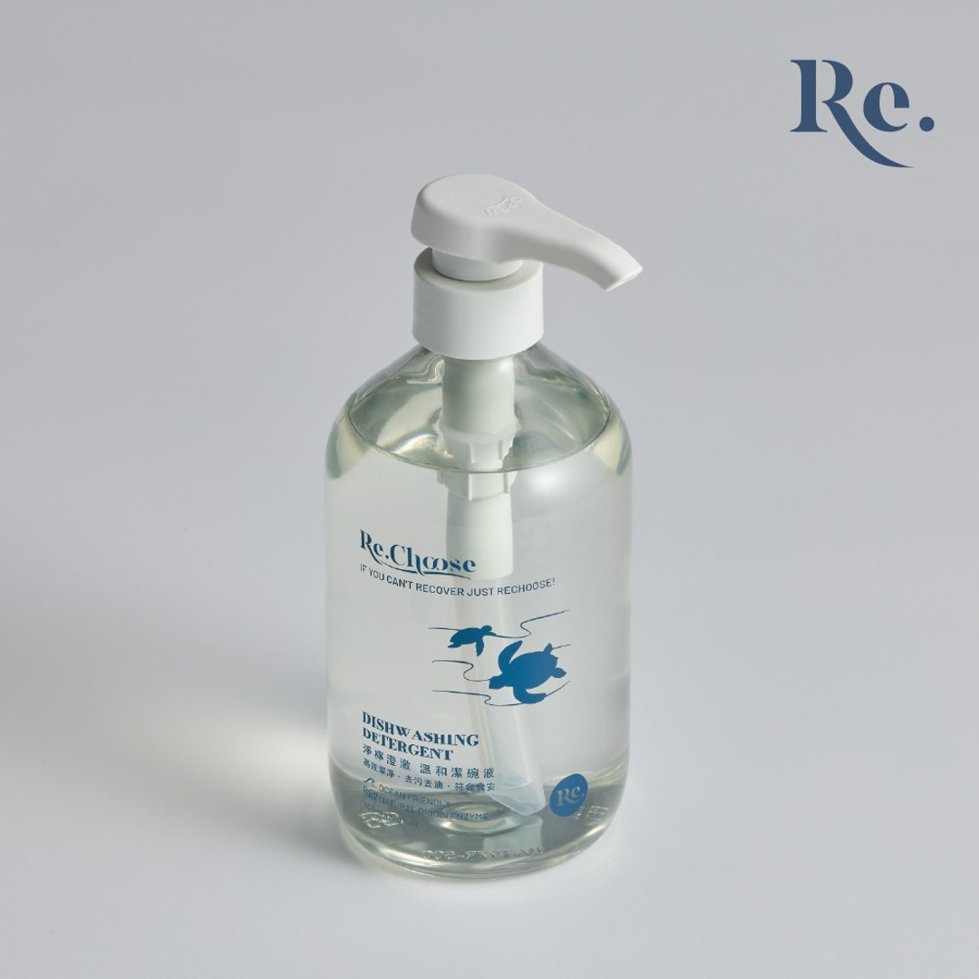 【海洋友善】温和洁碗液-伯爵清香(500ml)*2入 - 碗盘清洁 - 其他材质 透明
