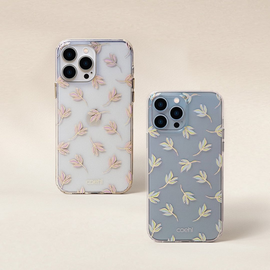 iPhone 13 系列 COEHL Fleur 清新小花防摔双料保护壳 - 手机壳/手机套 - 塑料 透明