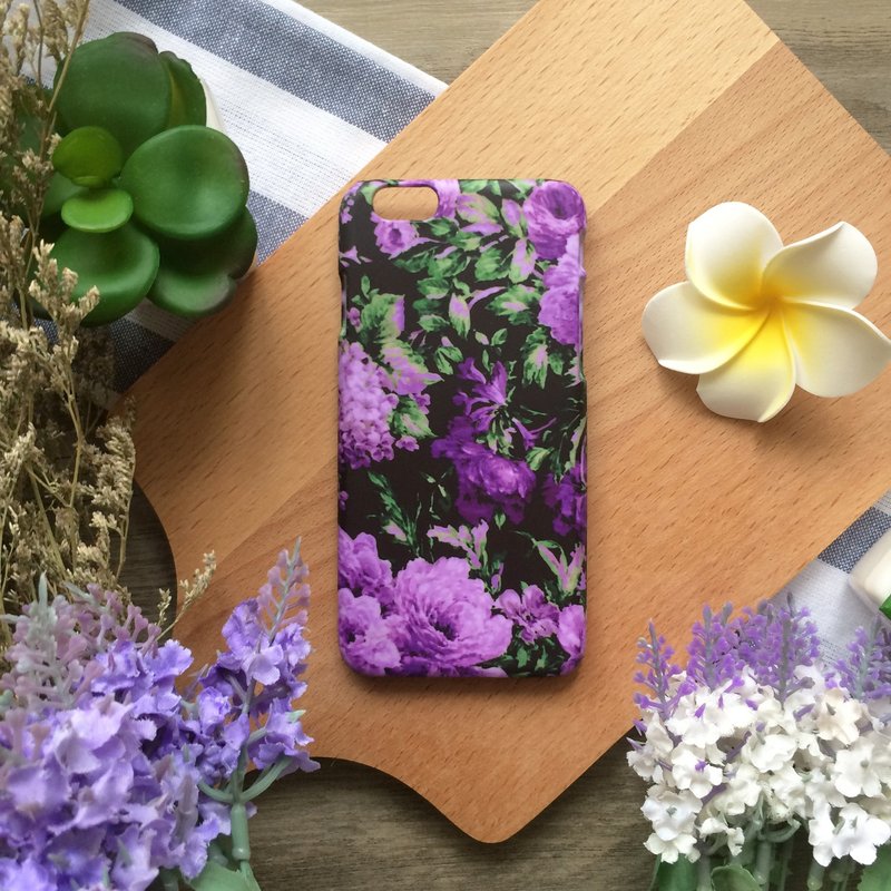 紫罗兰//原创手机壳-    iPhone, Samsung, oppo - 手机壳/手机套 - 硅胶 紫色
