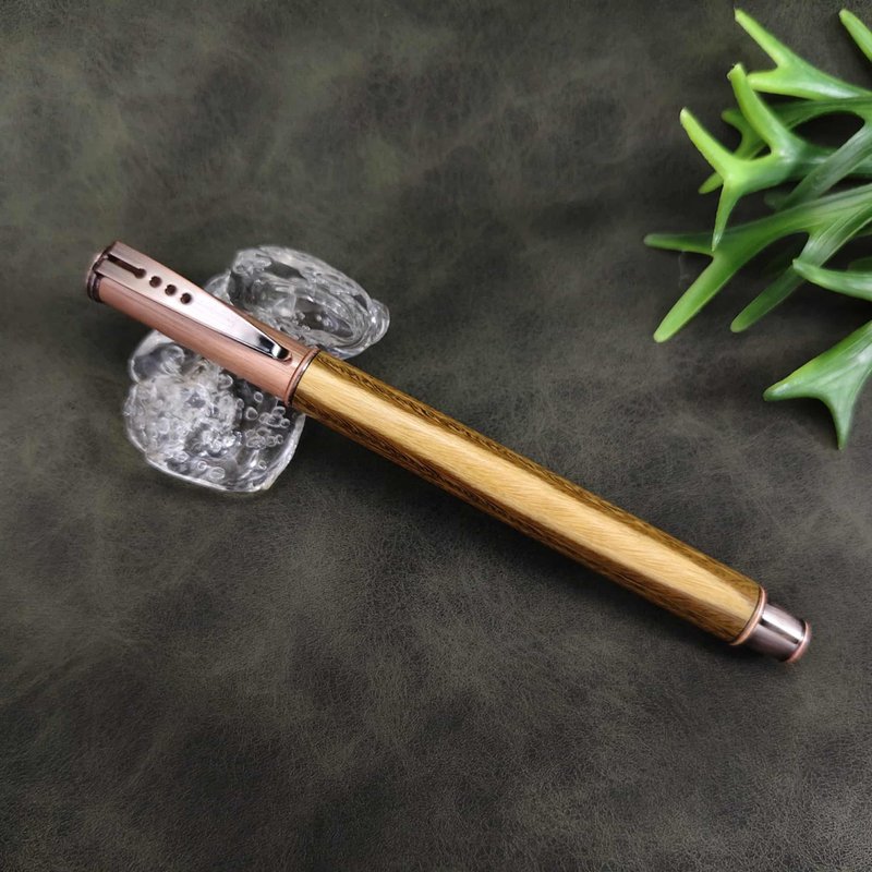 绿檀木 原木 手工笔 钢珠笔( 拔盖式) - 钢珠笔 - 木头 
