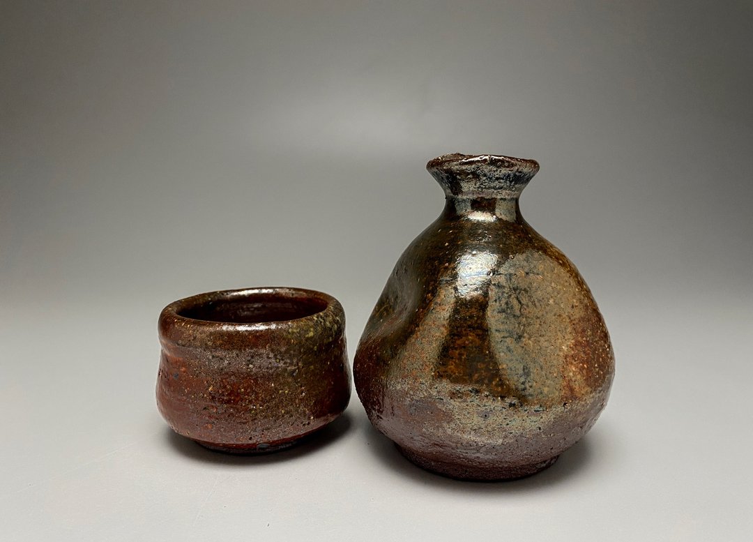 Sake Set - 花瓶/陶器 - 陶 