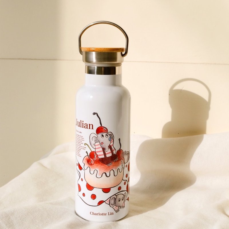 【Charlotte Lin 林晓柔】手提水壶・樱桃蛋糕款 - 水瓶/水壶 - 不锈钢 