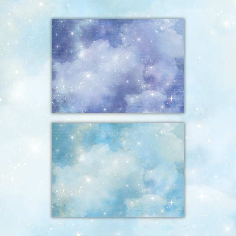 Shining Sky - 卡片/明信片 - 纸 