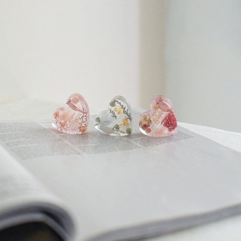 /干燥花戒架/七夕 情人节 摆饰 饰品 礼物 干燥花 永生花 婚礼 - 干燥花/捧花 - 树脂 多色