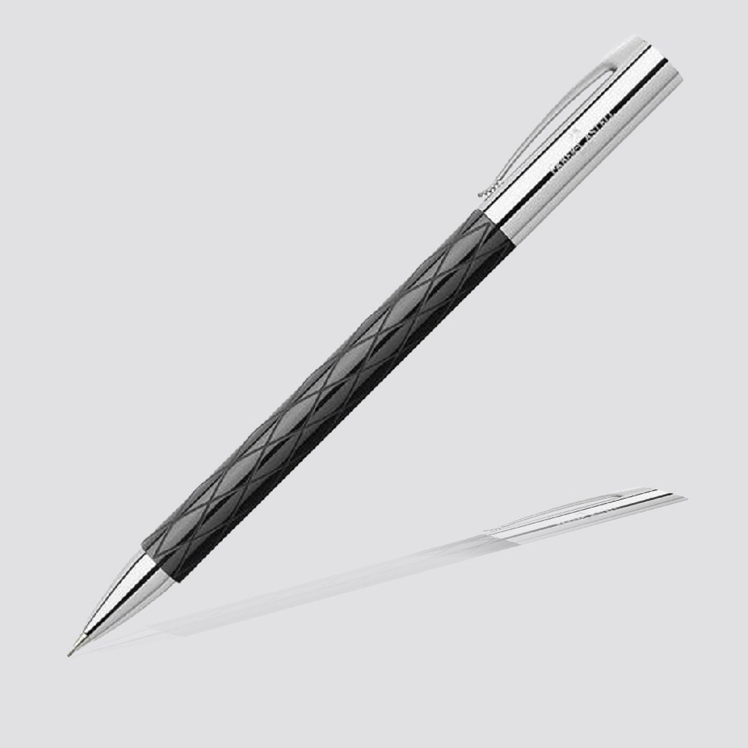 Faber Castell成吉思汗 天然树脂 0.7mm 自动铅笔 - 铅笔/自动铅笔 - 树脂 黑色