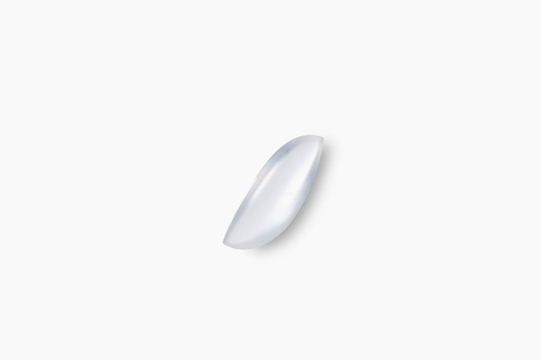 玻冰种 | 白翡 | 裸石 | 蛋面 - 金工/饰品 - 玉石 白色