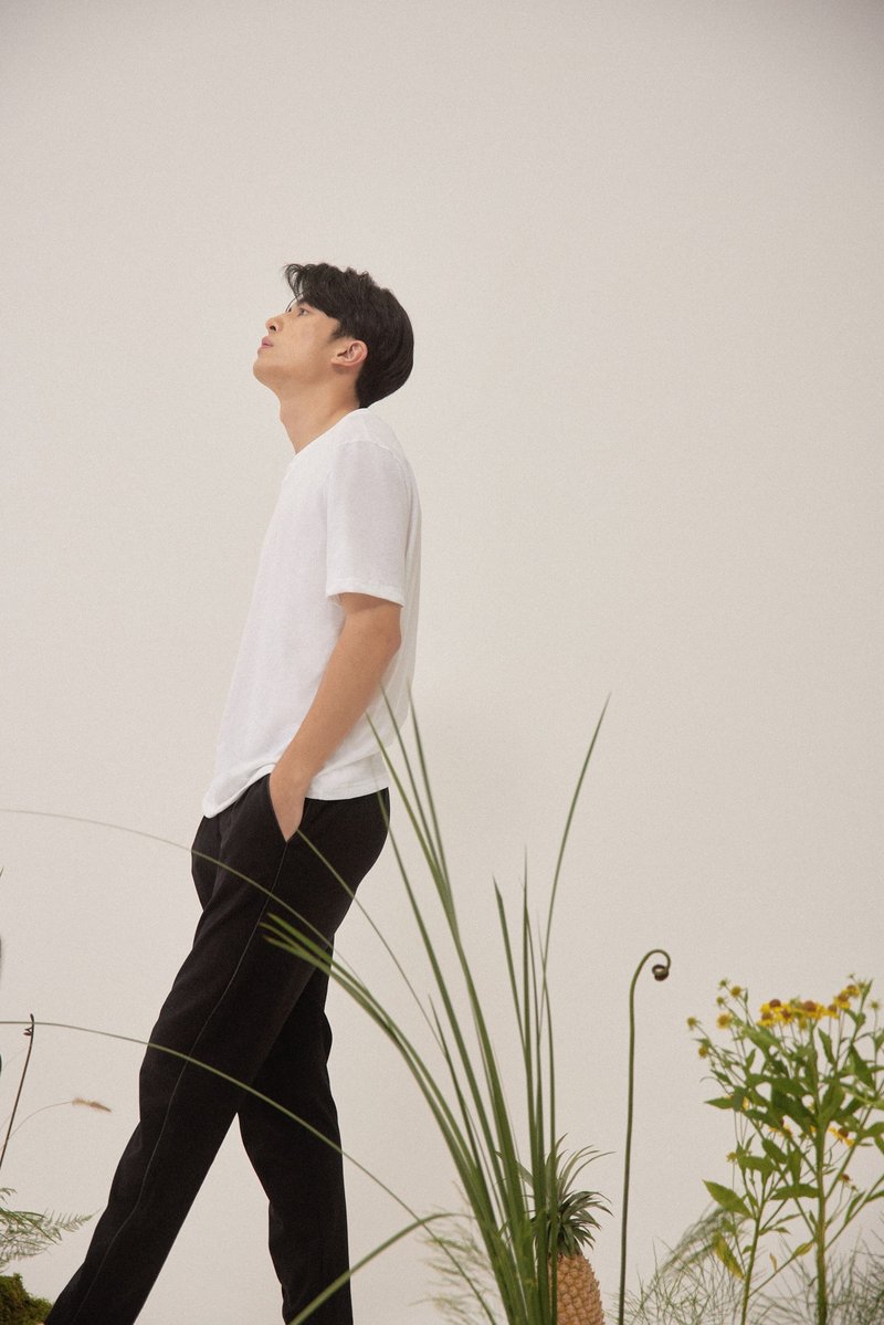 EVOPURE+ MARCO 牡蛎纱针织长裤-黑 - 男士长裤 - 其他材质 黑色