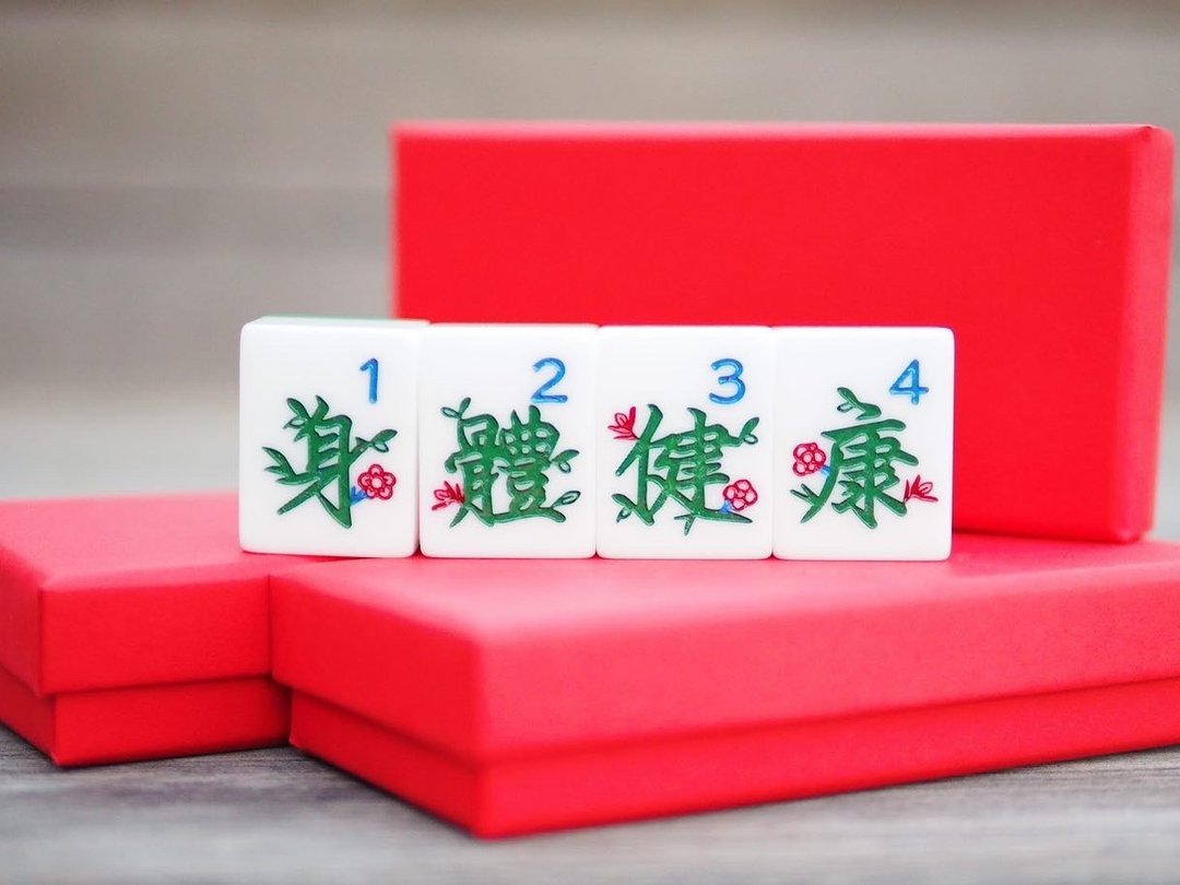 农历新年限定! 香港麻雀号 呈献【身体健康】花款麻雀 - 摆饰 - 塑料 绿色