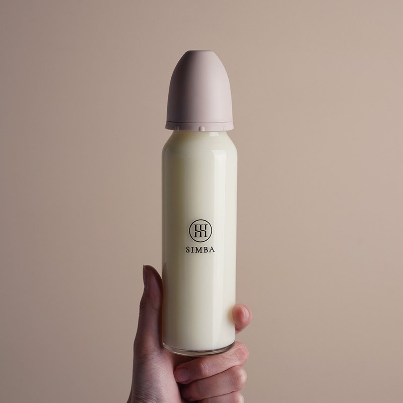 【Simba小狮王辛巴】蕴蜜质金玻璃标准防胀气奶瓶240ml - 奶瓶/奶嘴 - 玻璃 透明
