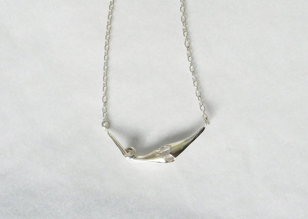 Seed-pendant2 - 项链 - 其他金属 银色