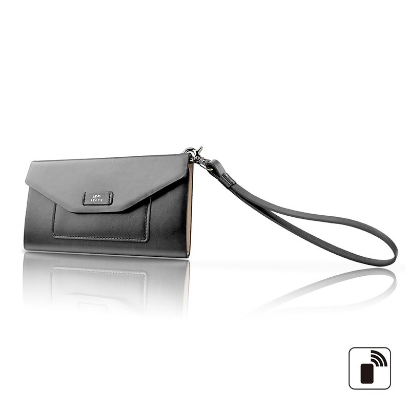 【LIEVO】 STORY - iPhone 8 Plus真皮掀盖式手机套_雾 - 手机壳/手机套 - 真皮 灰色