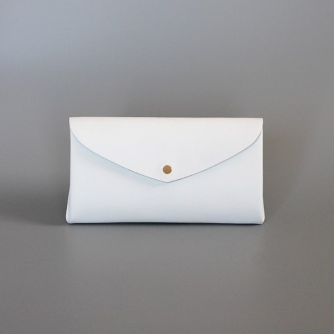 Basic long wallet #white / basic long wallet #white - 皮夹/钱包 - 真皮 