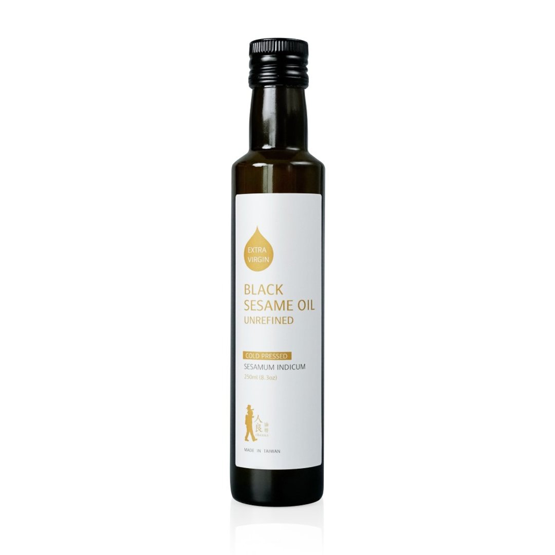 人良油坊 阿育吠陀冷压初榨黑芝麻油250ml - 身体护肤/按摩油 - 其他材质 金色