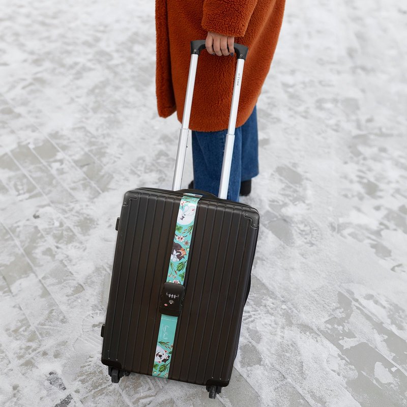 【郊心玩伴】行李箱束带/束箱带/绑带/好迷HO-ME - 行李箱/行李箱保护套 - 其他人造纤维 绿色