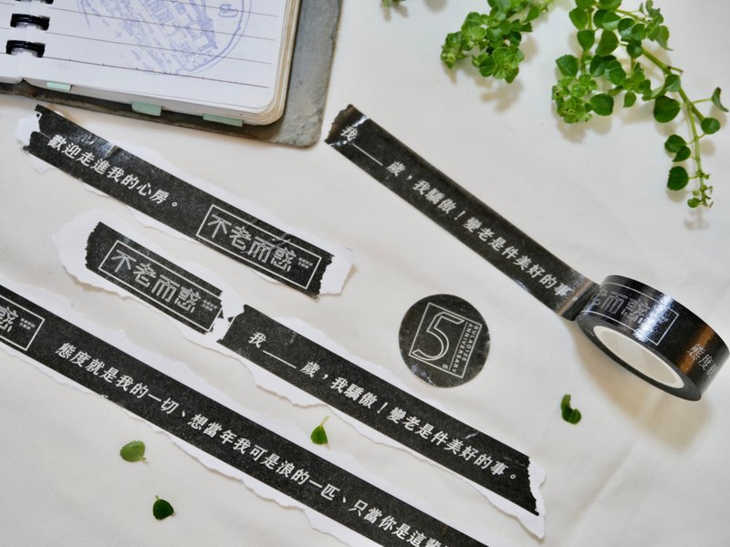 不老而惑特展-纸胶带 - 纸胶带 - 纸 