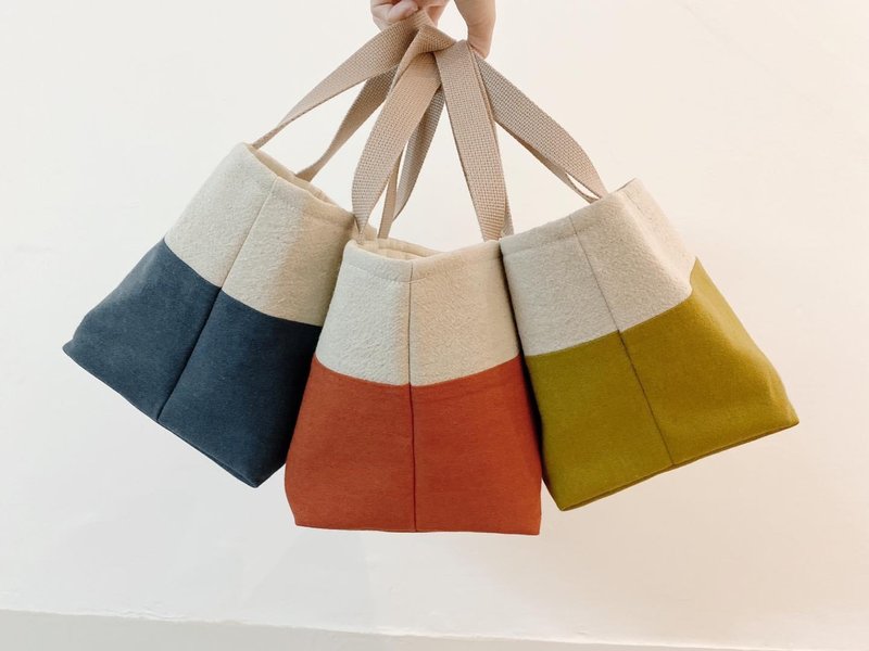 保温束口袋 -- 三色 - 手提包/手提袋 - 棉．麻 