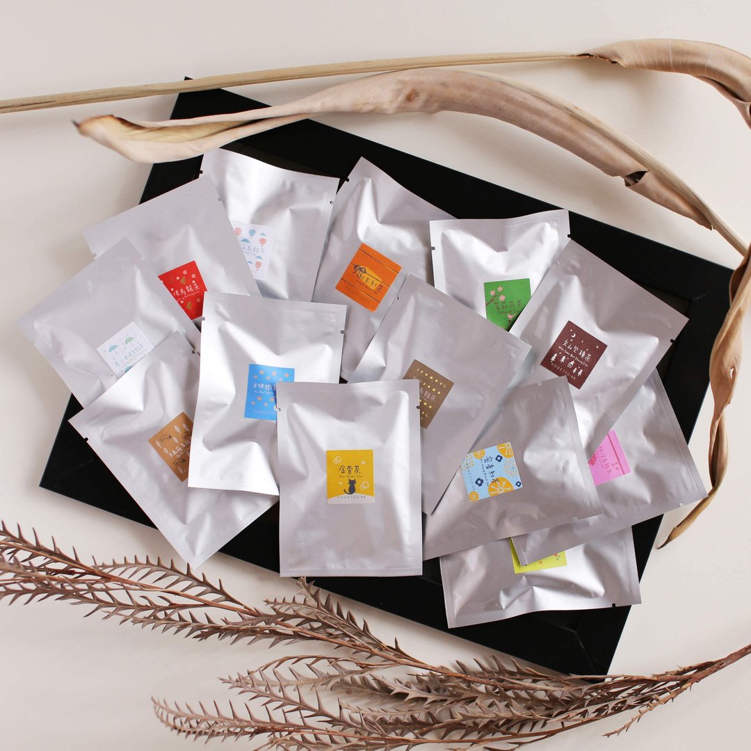 16 kinds of trial Taiwan tea leaf set - 茶 - 其他材质 多色