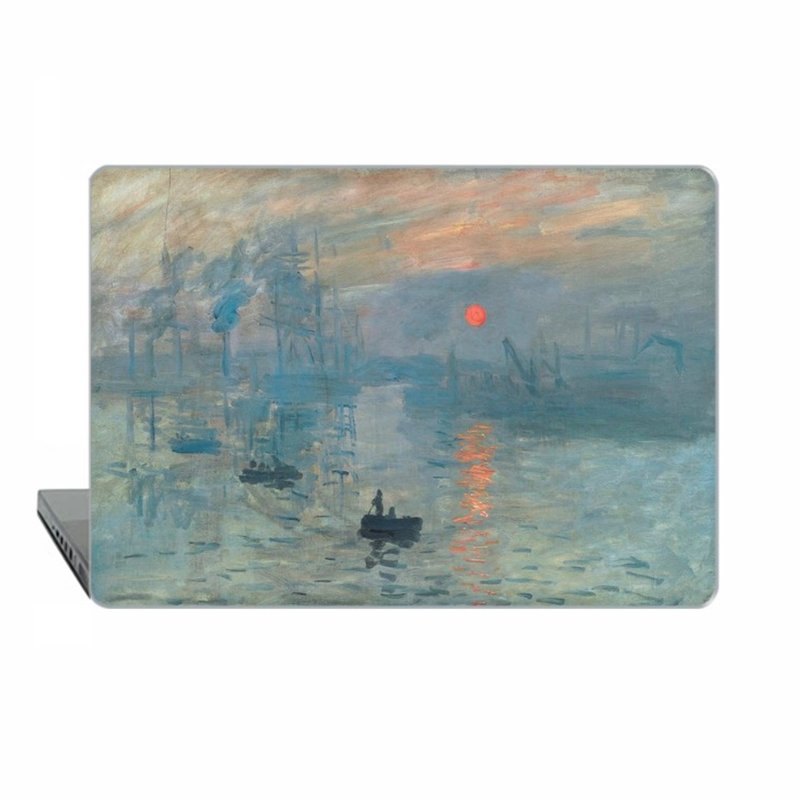 MacBook 保护壳 MacBook Air MacBook Pro Retina MacBook Pro 保护壳 Claude Monet 1512 - 平板/电脑保护壳 - 塑料 蓝色