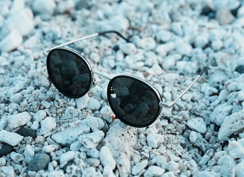 2is ArloD 太阳眼镜│中金圆框 圣诞礼物 - 墨镜 - 其他金属 黑色