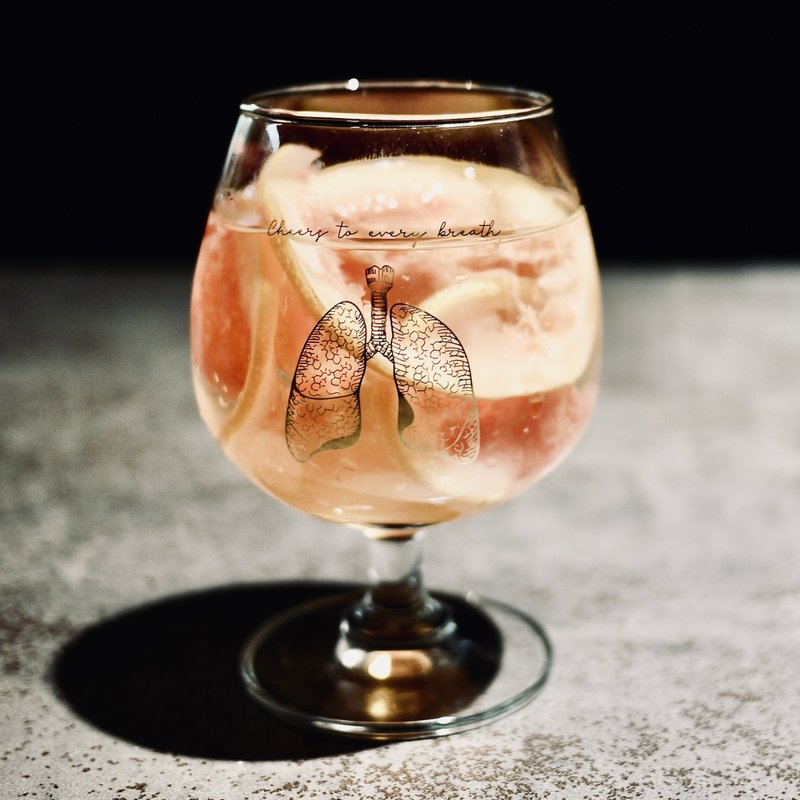 肺脏酒杯 - 酒杯/酒器 - 玻璃 透明