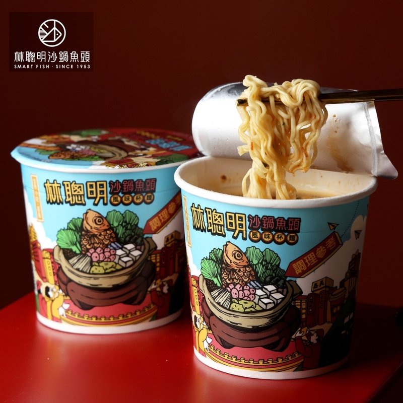 【林聪明沙锅鱼头】风味杯面(12杯/箱) - 面/面线/米粉 - 其他材质 