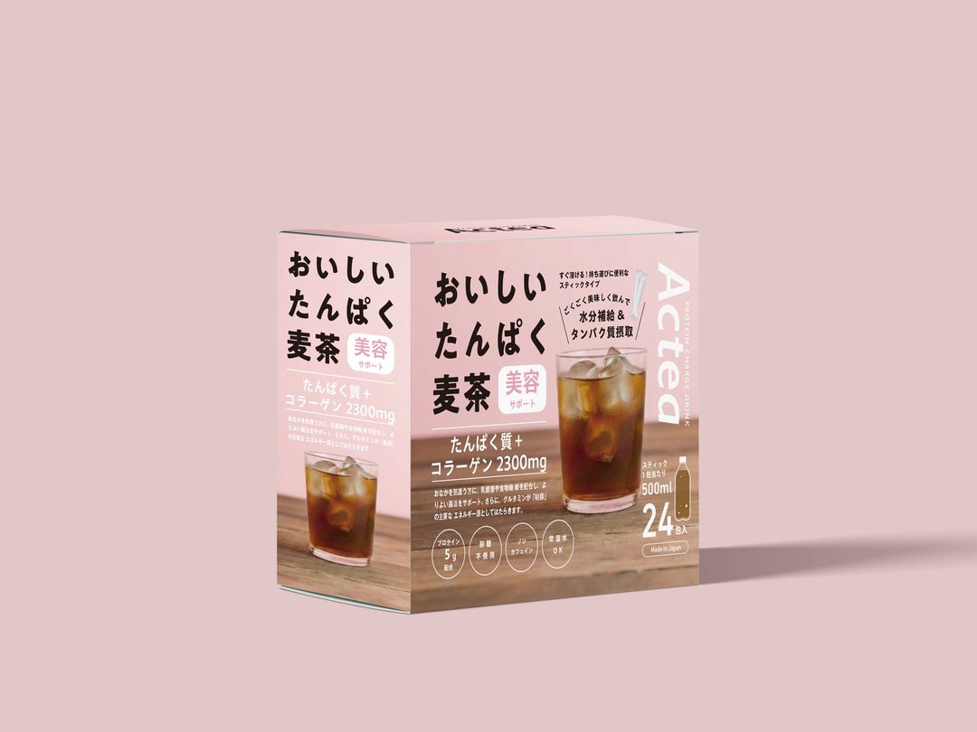 全新上市 谷物蛋白茶 胶原蛋白升级款 24 包 - 健康/养生 - 其他材质 粉红色